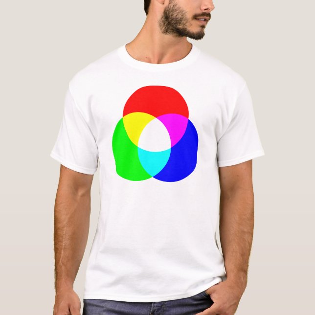 Camiseta Modelo de color del RGB (Anverso)