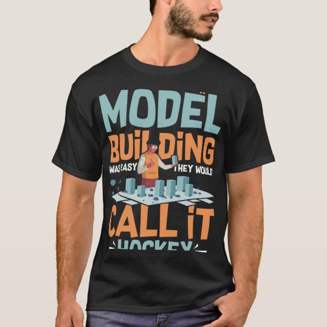 Camiseta Modelo de construcción de coches Tren Builder Kit  (Anverso)