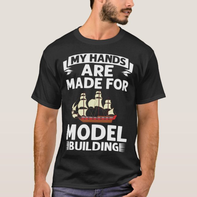 Camiseta Modelo de construcción de coches Tren Builder Kit  (Anverso)