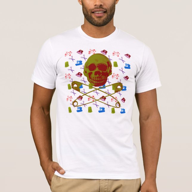 Camiseta modelo de costura (Anverso)