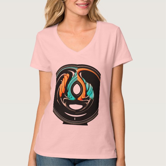 Camiseta Modelo de diseño de arte africano de alta calidad  (Anverso)