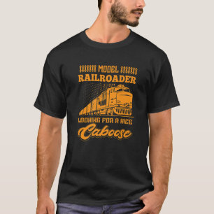 Camiseta Modelo de Ferrocarril modelo Locomotora Ferrocarri
