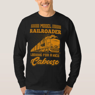 Camiseta Modelo de Ferrocarril modelo Locomotora Ferrocarri