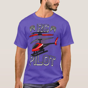 Camiseta Modelo de helicóptero piloto del helicóptero RC de