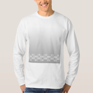 Camiseta Modelo de las casillas blancas grises claras y