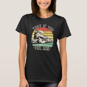 Camiseta Modelo de locomotora de ferrocarril de diseño de v