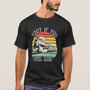 Camiseta Modelo de locomotora de ferrocarril de diseño de v