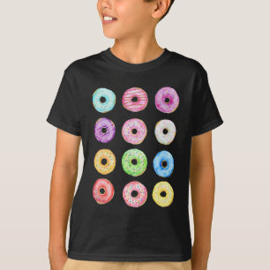 Camiseta Modelo de los anillos de espuma de la acuarela