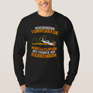 Camiseta Modelo de modelo de vuelo de moscas y consumo de c