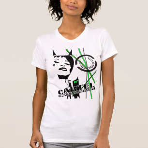 Camiseta Modelo de papel del cártel