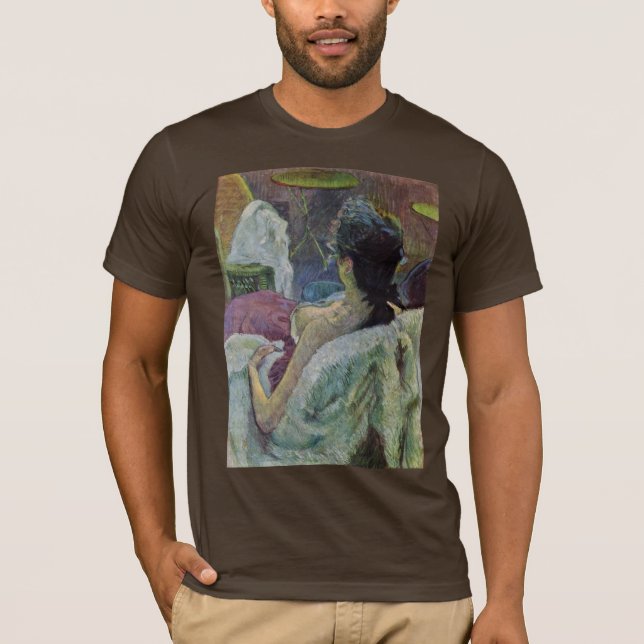 Camiseta Modelo de reclinación por Toulouse-Lautrec Enrique (Anverso)