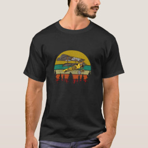 Camiseta Modelo de Regalos Piloto de Avión Bi Plano
