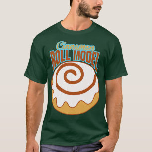 Camiseta Modelo de rol de canela