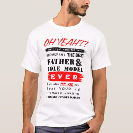 Camiseta Modelo de rol papá gracioso cita el día del padre