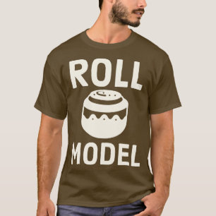 Camiseta Modelo de Rollo de Canela para Chicas Pastry Chef
