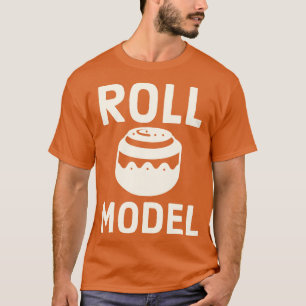 Camiseta Modelo de Rollo de Canela para Chicas Pastry Chef