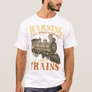 Camiseta Modelo de tren de trenes modelo Trainspotting