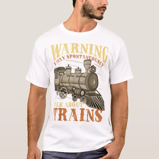 Camiseta Modelo de tren de trenes modelo Trainspotting (Anverso)