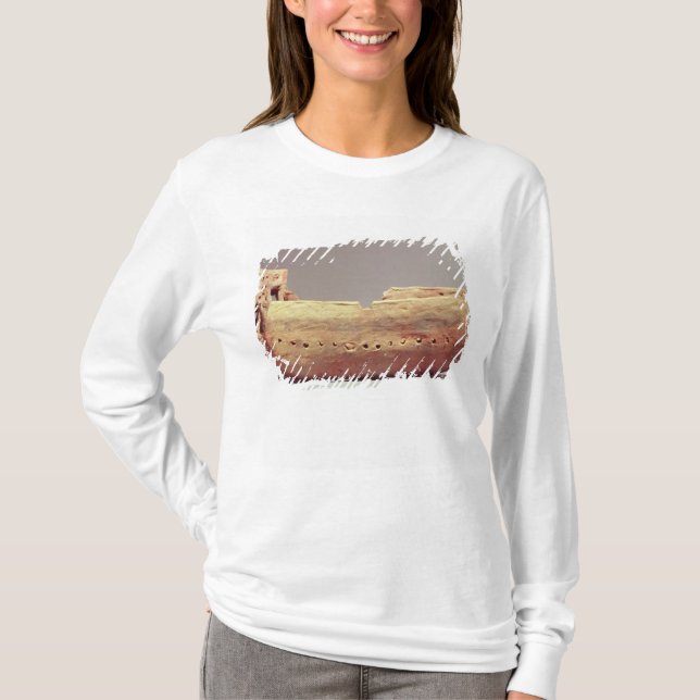 Camiseta Modelo de un barco con una alta cubierta de (Anverso)
