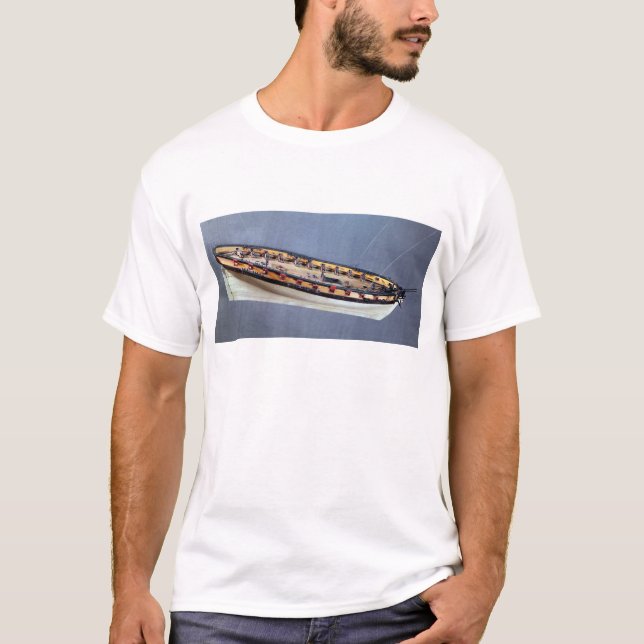 Camiseta Modelo de un barco pirata, c.1810 (Anverso)