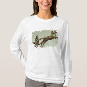 Camiseta Modelo de un carro de dos caballos