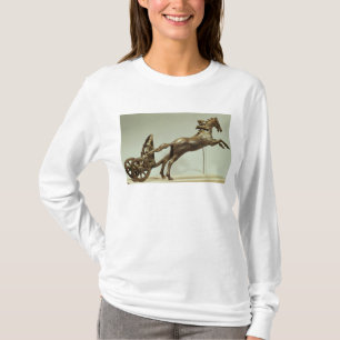 Camiseta Modelo de un carro de dos caballos