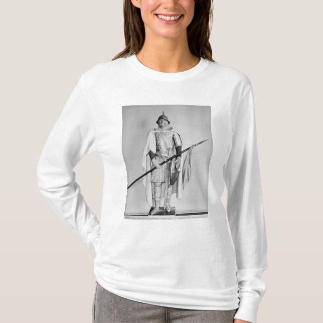 Camiseta Modelo de un cavalryman de Carolingian (Anverso)