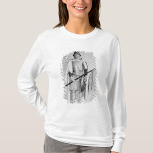 Camiseta Modelo de un cavalryman de Carolingian