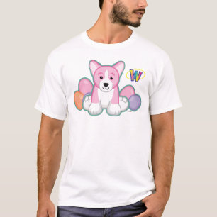 Camiseta Modelo del Corgi de la primavera de Lil