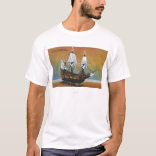 Camiseta Modelo del Mayflower en la opinión de Pasillo del