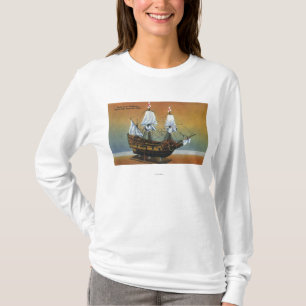 Camiseta Modelo del Mayflower en la opinión de Pasillo del