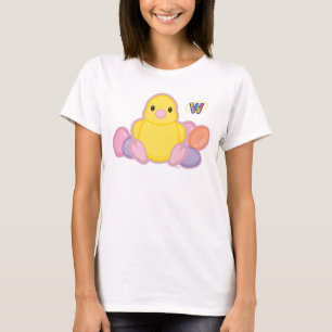 Camiseta Modelo del polluelo de la primavera de Lil
