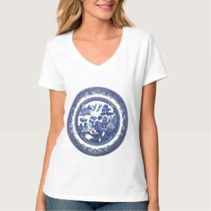 Camiseta Modelo del sauce del vintage