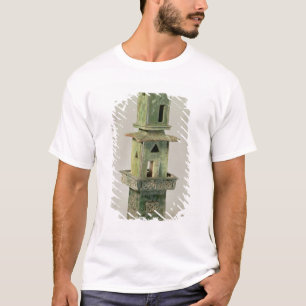 Camiseta Modelo esmaltado verde de una torre
