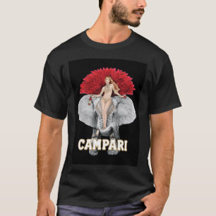 Camiseta Modelo Femenino Sobre El Elefante
