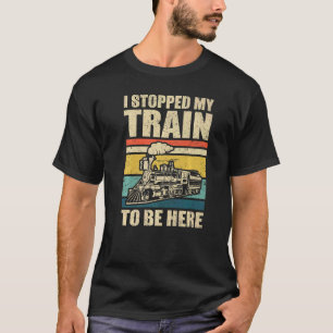 Camiseta Modelo Ferroviario Y Tren De Vapor Para Locomotora