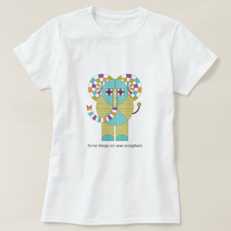 Camiseta Modelo moderno juguetón del edredón del elefante