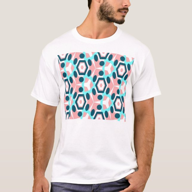 Camiseta modelo negro y rosado (Anverso)