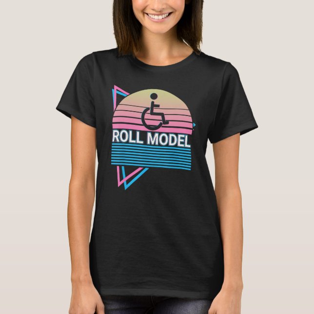 Camiseta Modelo retro de amputación divertida amputada (Anverso)