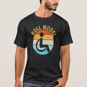 Camiseta Modelo Roll Conciencia sobre la discapacidad Lodo 