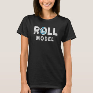 Camiseta Modelo Roll Conciencia sobre la discapacidad Lodo