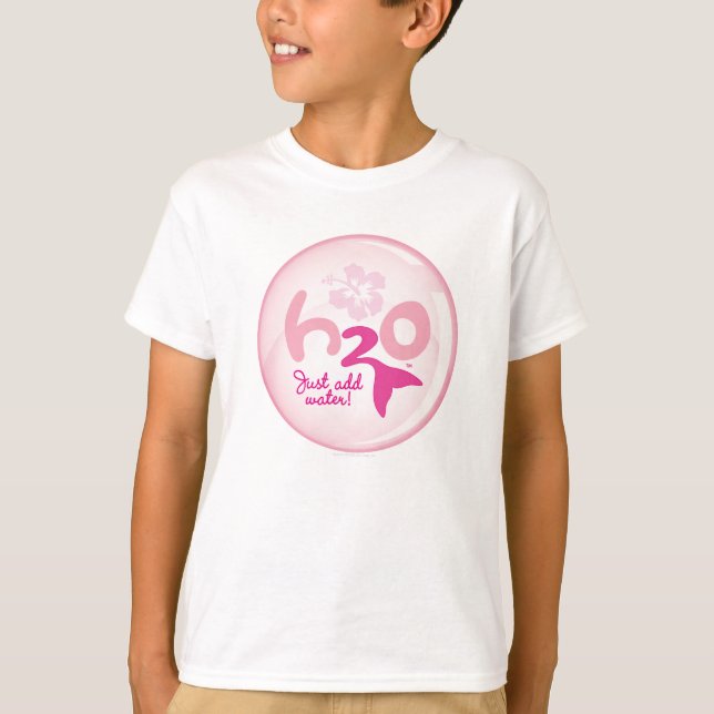 Camiseta Modelo rosado de la sirena (Anverso)