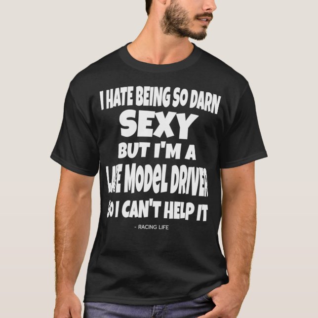 Camiseta Modelo tardío de citas de Carreras de Dirt Track p (Anverso)