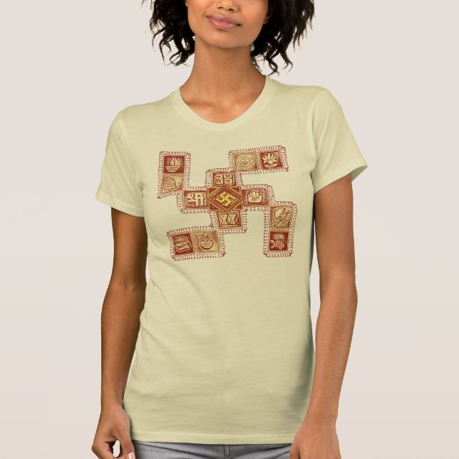 Camiseta Modelo tradicional de la cruz gamada (Anverso)