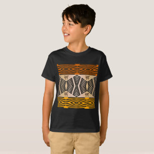 Camiseta modelo tribal africano étnico