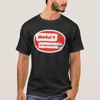 Camiseta Modelo Y tan caro?: Diseño de humor
