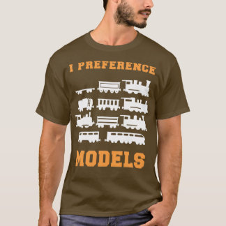 Camiseta Modelos de preferencias de Tren Ferroviario Lover