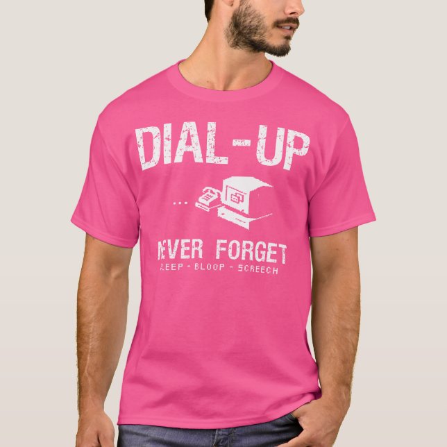 Camiseta Módem Nunca Olvides Divertido Internet de Marcació (Anverso)
