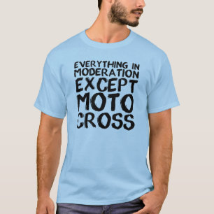Camiseta Moderación Motocross Dirt Bike T-Shirt