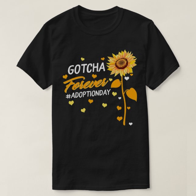 Camiseta Modern Adoption Day Announcement Gotcha Forever Ad (Diseño del anverso)